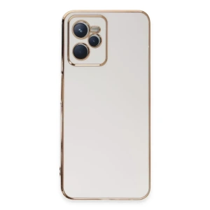 USLUCAN ALIŞVERİŞ Realme C35 Kılıf Volet Silikon - Beyaz