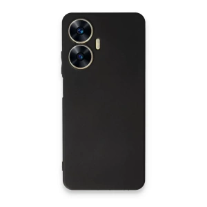 USLUCAN ALIŞVERİŞ Realme C55 Kılıf First Silikon - Siyah