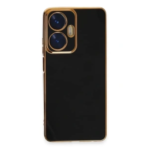 USLUCAN ALIŞVERİŞ Realme C55 Kılıf Volet Silikon - Siyah