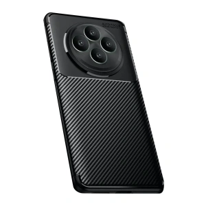 USLUCAN ALIŞVERİŞ Reno 11 FS Kılıf Auto Focus Karbon Kapak - Siyah