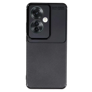 USLUCAN ALIŞVERİŞ Reno 11F Kılıf Auto Focus Karbon Kapak - Siyah