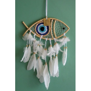 USLUCAN ALIŞVERİŞ Rüya Kapanı Dream Catcher Balık Tasarımı