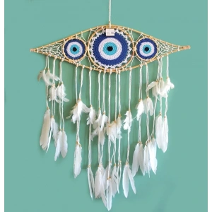 USLUCAN ALIŞVERİŞ Rüya Kapanı Dream Catcher Göz Tasarımı Model 4