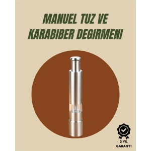 USLUCAN ALIŞVERİŞ Sağlıklı ve Dayanıklı Gıda Sınıfı Paslanmaz Çelik Öğütücü