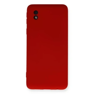 USLUCAN ALIŞVERİŞ Samsung Galaxy A01 Core Kılıf Nano içi Kadife Silikon - Kırmızı