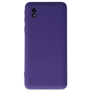 USLUCAN ALIŞVERİŞ Samsung Galaxy A01 Core Kılıf Nano içi Kadife Silikon - Mor