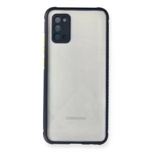 USLUCAN ALIŞVERİŞ Samsung Galaxy A02S Kılıf Miami Şeffaf Silikon - Lacivert
