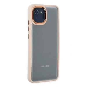 USLUCAN ALIŞVERİŞ Samsung Galaxy A03 Kılıf Dora Kapak - Pudra