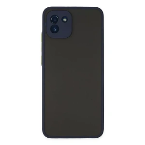 USLUCAN ALIŞVERİŞ Samsung Galaxy A03 Kılıf Montreal Silikon Kapak - Lacivert