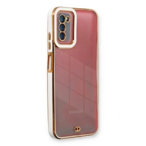 USLUCAN ALIŞVERİŞ Samsung Galaxy A03S Kılıf Liva Lens Silikon - Beyaz