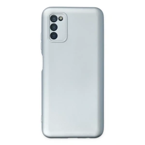 USLUCAN ALIŞVERİŞ Samsung Galaxy A03S Kılıf Nano içi Kadife Silikon - Sky Blue