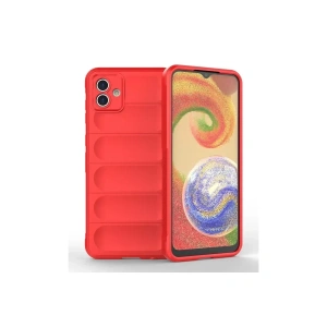USLUCAN ALIŞVERİŞ Samsung Galaxy A04E Kılıf Optimum Silikon - Kırmızı