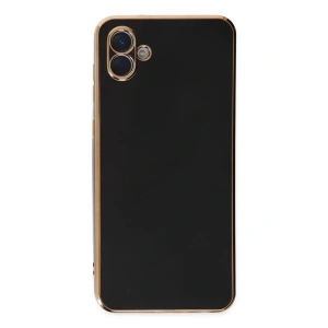 USLUCAN ALIŞVERİŞ Samsung Galaxy A04E Kılıf Volet Silikon - Siyah