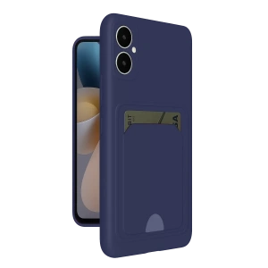 USLUCAN ALIŞVERİŞ Samsung Galaxy A05 Kelvin Kartvizitli Silikon - Lacivert