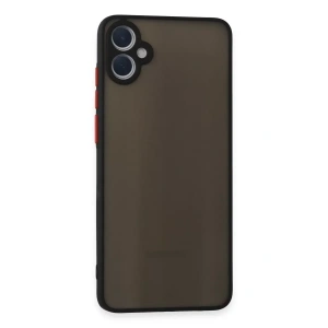 USLUCAN ALIŞVERİŞ Samsung Galaxy A05 Kılıf Montreal Silikon Kapak - Siyah
