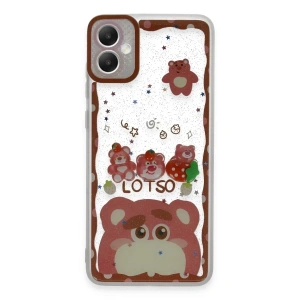 USLUCAN ALIŞVERİŞ Samsung Galaxy A05 Kılıf Sweet Desenli Silikon Kapak - Pembe
