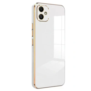 USLUCAN ALIŞVERİŞ Samsung Galaxy A05 Kılıf Volet Silikon - Beyaz