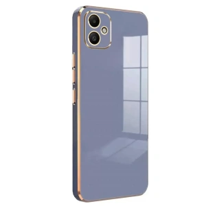 USLUCAN ALIŞVERİŞ Samsung Galaxy A05 Kılıf Volet Silikon - Mavi