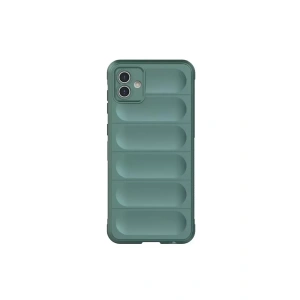 USLUCAN ALIŞVERİŞ Samsung Galaxy A06 Kılıf Optimum Silikon - Koyu Yeşil