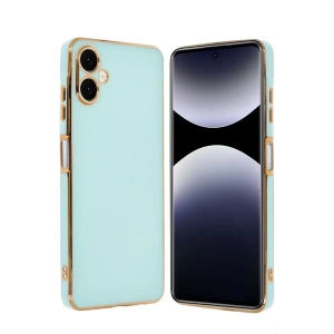USLUCAN ALIŞVERİŞ Samsung Galaxy A06 Kılıf Volet Silikon - Açık Yeşil