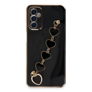 USLUCAN ALIŞVERİŞ Samsung Galaxy A14 4G Kılıf Esila Silikon - Siyah