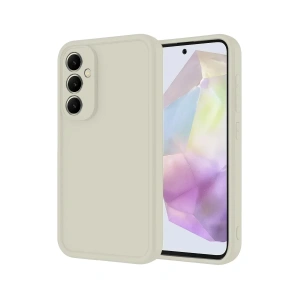 USLUCAN ALIŞVERİŞ Samsung Galaxy A16 5G Kılıf Viera Silikon - Krem