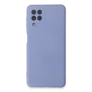 USLUCAN ALIŞVERİŞ Samsung Galaxy A22 Kılıf Nano içi Kadife Silikon - Lila