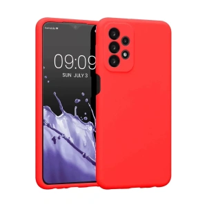 USLUCAN ALIŞVERİŞ Samsung Galaxy A23 4G Kılıf First Silikon - Kırmızı