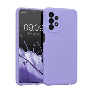 USLUCAN ALIŞVERİŞ Samsung Galaxy A23 4G Kılıf First Silikon - Lila