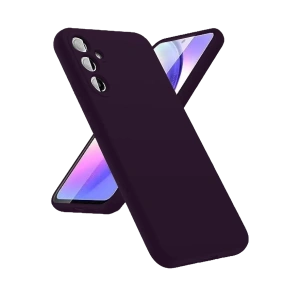 USLUCAN ALIŞVERİŞ Samsung Galaxy A24 4G Kılıf First Silikon - Mor