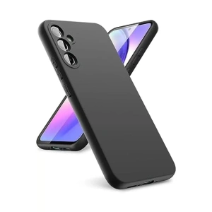 USLUCAN ALIŞVERİŞ Samsung Galaxy A24 4G Kılıf First Silikon - Siyah
