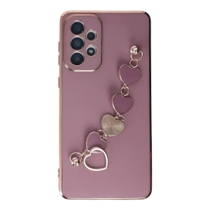 USLUCAN ALIŞVERİŞ Samsung Galaxy A33 5G Kılıf Esila Silikon - Mor