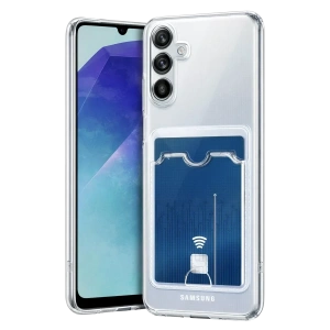 USLUCAN ALIŞVERİŞ Samsung Galaxy A37 5G Kart Şeffaf Silikon - Şeffaf
