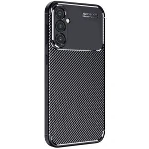 USLUCAN ALIŞVERİŞ Samsung Galaxy A56 Kılıf Auto Focus Karbon Kapak - Siyah