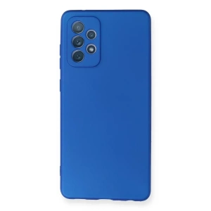 USLUCAN ALIŞVERİŞ Samsung Galaxy A72 Kılıf First Silikon - Mavi