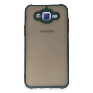 USLUCAN ALIŞVERİŞ Samsung Galaxy J7 Kılıf Montreal Silikon Kapak - Yeşil