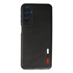 USLUCAN ALIŞVERİŞ Samsung Galaxy M13 Kılıf Loop Deri Silikon - Siyah