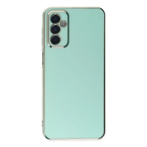 USLUCAN ALIŞVERİŞ Samsung Galaxy M23 Kılıf Volet Silikon - Açık Yeşil