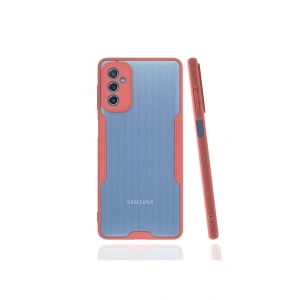 USLUCAN ALIŞVERİŞ Samsung Galaxy M52 5G Kılıf Platin Silikon - Pembe