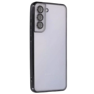 USLUCAN ALIŞVERİŞ Samsung Galaxy S21 FE Kılıf Lensli Silikon - Siyah