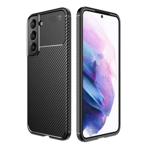 USLUCAN ALIŞVERİŞ Samsung Galaxy S22 Plus Kılıf Auto Focus Karbon Kapak - Siyah