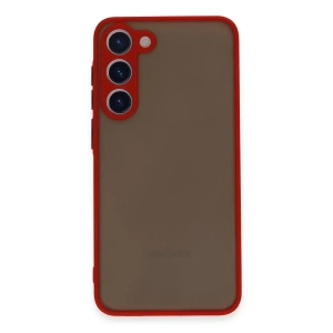 USLUCAN ALIŞVERİŞ Samsung Galaxy S23 Plus Kılıf Montreal Silikon Kapak - Kırmızı