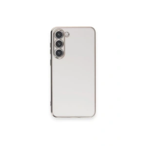 USLUCAN ALIŞVERİŞ Samsung Galaxy S23 Plus Kılıf Volet Silikon - Beyaz