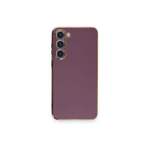 USLUCAN ALIŞVERİŞ Samsung Galaxy S23 Plus Kılıf Volet Silikon - Mor