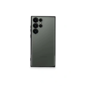 USLUCAN ALIŞVERİŞ Samsung Galaxy S23 Ultra Kılıf Lensli Silikon - Siyah