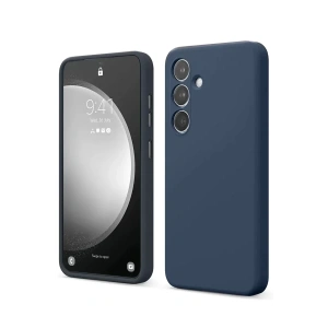 USLUCAN ALIŞVERİŞ Samsung Galaxy S24 FE Kılıf First Silikon - Lacivert