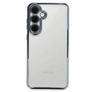 USLUCAN ALIŞVERİŞ Samsung Galaxy S24 FE Kılıf Lensli Silikon - Lacivert