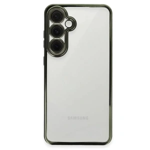 USLUCAN ALIŞVERİŞ Samsung Galaxy S24 FE Kılıf Lensli Silikon - Yeşil