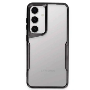 USLUCAN ALIŞVERİŞ Samsung Galaxy S24 Kılıf Boyi Silikon Kapak - Siyah