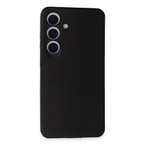 USLUCAN ALIŞVERİŞ Samsung Galaxy S24 Kılıf Loop Deri Silikon - Siyah